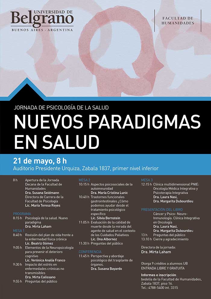 PSICOLOGÍA - Nuevos Paradigmas En Salud | Universidad De Belgrano